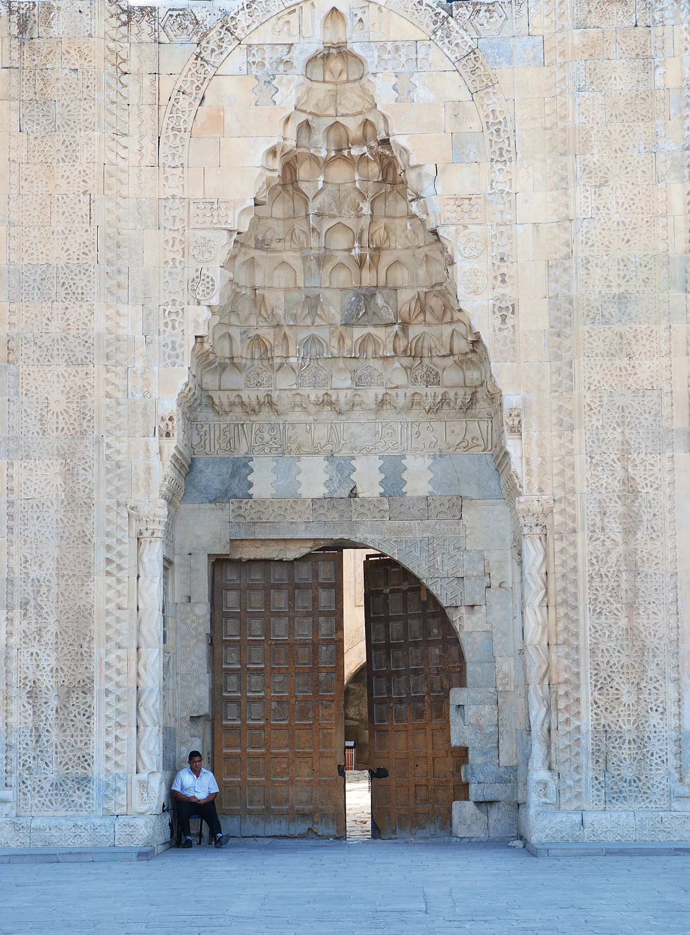 The muqarnas portal of the Sultanhanı Caravanserai
