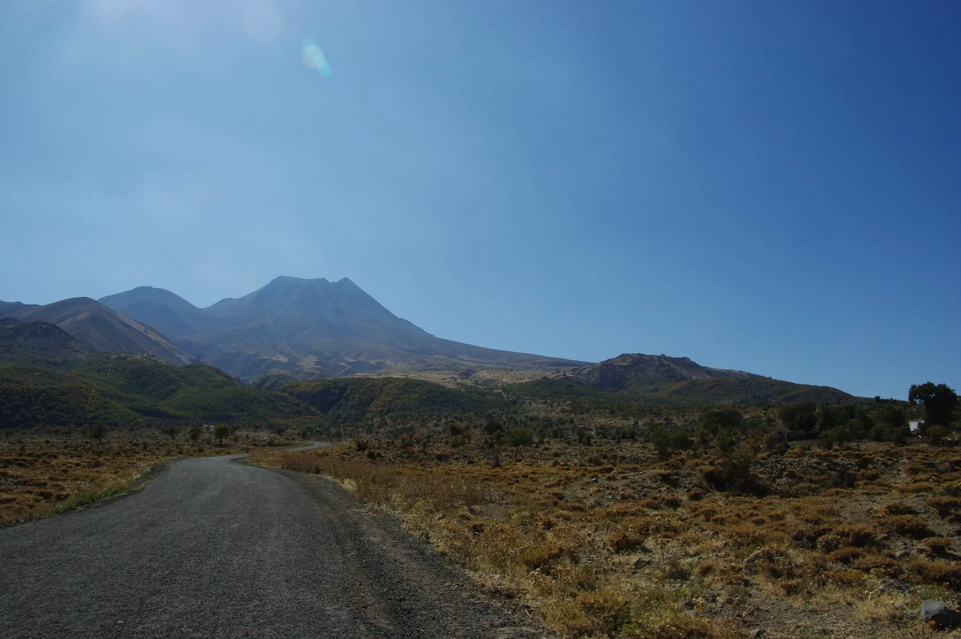 The foothills of Mount Hasan around Helvadere