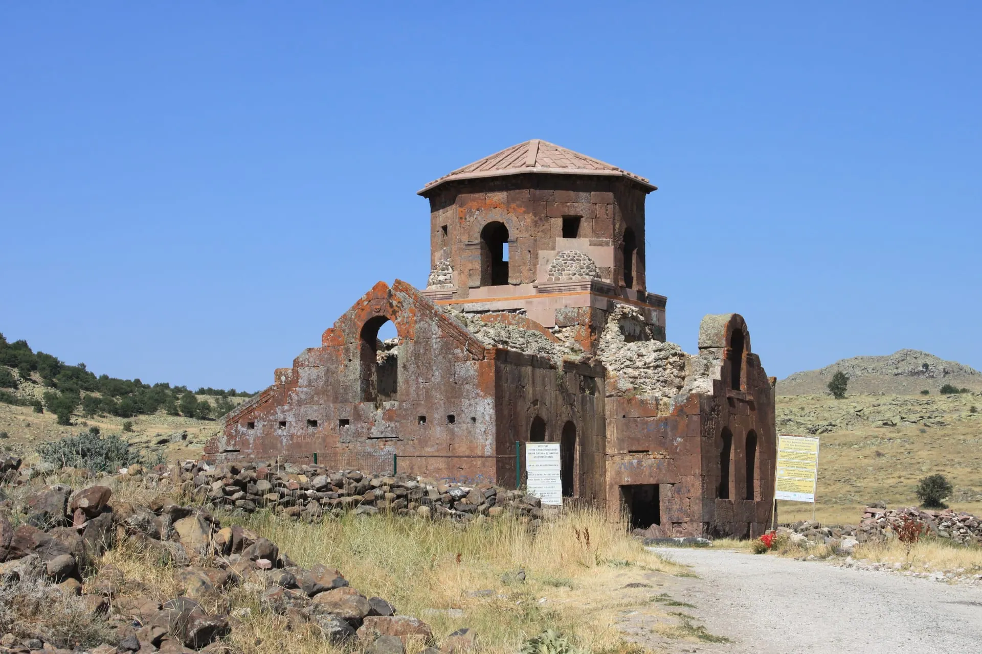 The Red Church (Kızıl Kilise) near Sivrihisar village